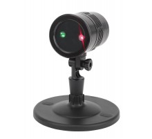 Проектор Laser Метеоритный дождь мультирежим 2 цвета,  ENIOP-01 , 220V, IP44 (16/288)  Б0041642  ЭРА