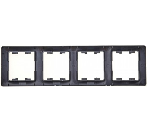 Glossa Антрацит Рамка 4-ая, горизонтальная  GSL000704  SE