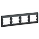 Glossa Антрацит Рамка 4-ая, горизонтальная  GSL000704  SE