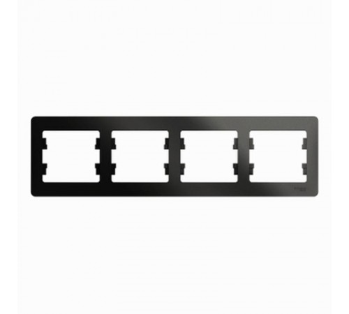 Glossa Антрацит Рамка 4-ая, горизонтальная  GSL000704  SE
