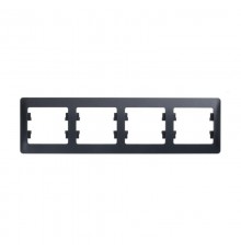 Glossa Антрацит Рамка 4-ая, горизонтальная  GSL000704  SE