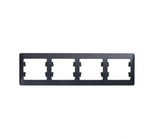 Glossa Антрацит Рамка 4-ая, горизонтальная  GSL000704  SE