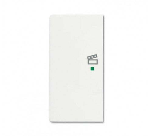 Клавиша двойная левая free@home, сцена, future, цвет белый бархат6220-0-0609 ABB