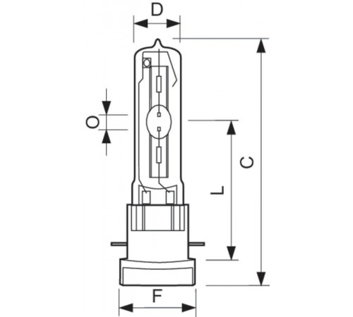 Лампа металлогалогенная MSR Gold 300/2 MiniFastFit 1CT/4  928177105115  PHILIPS