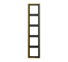 Рамка 5-кратная; металл цвета золота  GO2985  Jung