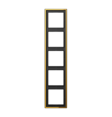 Рамка 5-кратная; металл цвета золота  GO2985  Jung