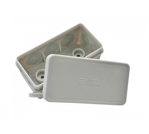 КР2401-И Коробка распределительная 81*38*30 о/у, 2-компонент. атмосферостойкая, IP66, серая,  10 вводов  КР2401-И  HEGEL