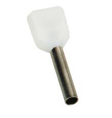 Наконечник штыревой втулочный под два провода OptiKit T-Shv2-PVC- 0,75-10(100шт)  278044  КЭАЗ