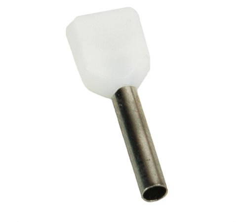 Наконечник штыревой втулочный под два провода OptiKit T-Shv2-PVC- 0,75-10(100шт)  278044  КЭАЗ