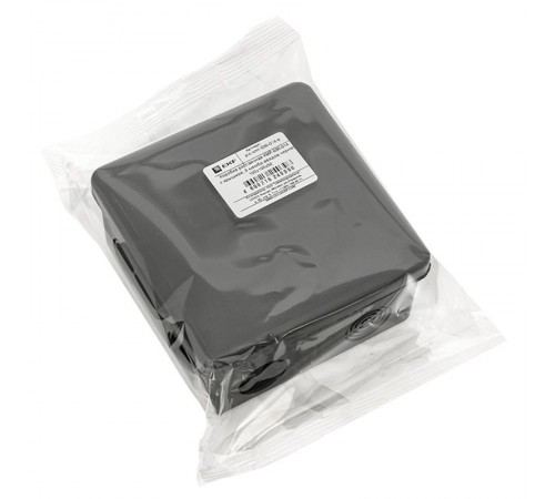 Коробка распределительная КМР-030-014 с крышкой (100х100х50), 8 мембр. вводов чёрная IP54  plc-kmr-030-014-b  EKF