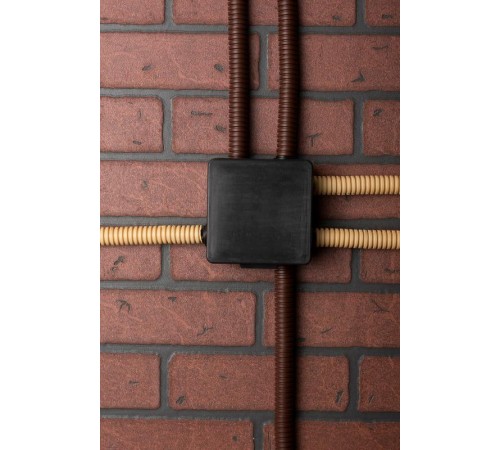 Коробка распределительная КМР-030-014 с крышкой (100х100х50), 8 мембр. вводов чёрная IP54  plc-kmr-030-014-b  EKF