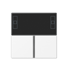 Набор накладок для 4093KRMSTD; термопласт; белый матовый  A4093TSAWWM  Jung