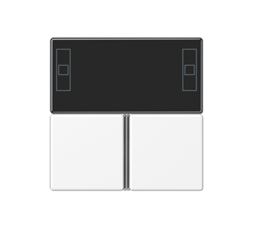 Набор накладок для 4093KRMSTD; термопласт; белый матовый  A4093TSAWWM  Jung