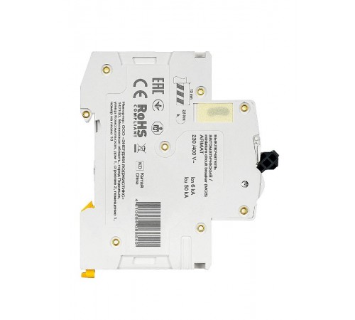 Выключатель автоматический трехполюсный M06N 3P B 10А 6кА ARMAT  AR-M06N-3-B010  IEK