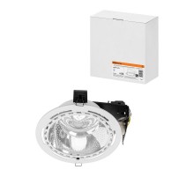 Светильник встраиваемый под лампу ЛВО 01 Downlight 20Вт КЛЛ Е27 IP20  SQ0342-0021  TDM