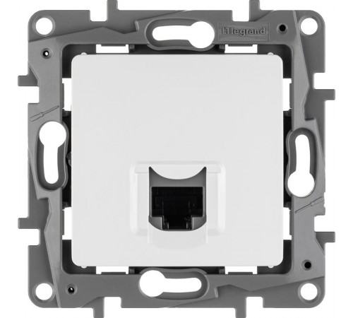 Etika Белый Розетка компьютерная RJ45 одинарная 5 кат. UTP  672241  Legrand