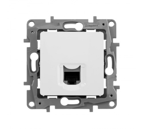 Etika Белый Розетка компьютерная RJ45 одинарная 5 кат. UTP  672241  Legrand