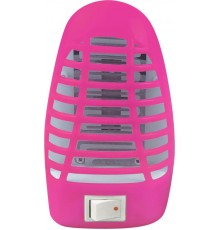 Ночник светодиодный москитный NLM 01-MP розовый с выключателем 230В  4690612029160  IN HOME