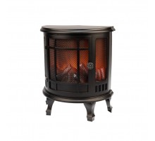 Светодиодный камин Винтаж мини с эффектом живого огня 24.8х12.7х30 см, батарейки 3хС (не в комплекте), с USB, черный  511-022  NEON-NIGHT