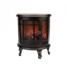 Светодиодный камин Винтаж мини с эффектом живого огня 24.8х12.7х30 см, батарейки 3хС (не в комплекте), с USB, черный  511-022  NEON-NIGHT