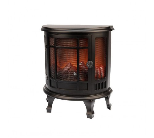 Светодиодный камин Винтаж мини с эффектом живого огня 24.8х12.7х30 см, батарейки 3хС (не в комплекте), с USB, черный  511-022  NEON-NIGHT