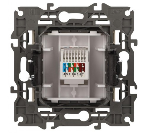 14-3107-02 Розетка RJ45, IP20, сл.кость  Б0034303  ЭРА