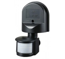 Датчик движения инфракрасный ДД 008 1200Вт 180 гр.12м IP44 черный  4690612033822  IN HOME