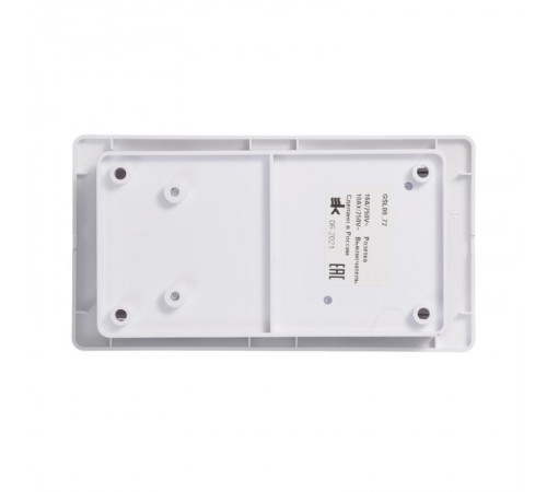 Glossa Белый Блок: Розетка и 2-кл. Выключатель  GSL000172  SE