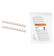 Маркер наборный - символ "9" белый 6 мм2 (100 шт.)   SQ0534-0055  TDM