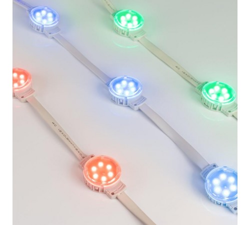 Модуль управляемый SPI-F6-D40 24V RGB-RAM-Auto (1.25W, IP68, 120 deg) (Arlight, Пластик, 3 года)  036828  Arlight