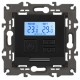 14-4111-05 Терморегулятор универс. 230В-Imax16А, IP20, Эра Elegance, антрацит  Б0034379  ЭРА