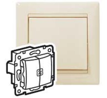 Valena Сл. кость Выключатель 2-х клавишный с индикацией на каждую клавишу  774113  Legrand