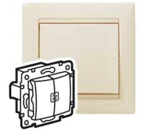 Valena Сл. кость Выключатель 2-х клавишный с индикацией на каждую клавишу  774113  Legrand