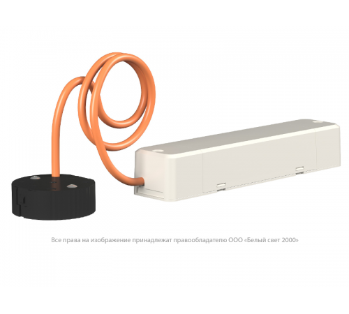 Световой указатель аварийного освещения светодиодный BS-OKO-10-L1-24 Black черный 24В 4,2Вт IP20 накладной централизованный  a15319  Белый свет