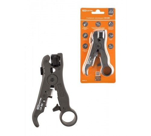 Съемник изоляции СИ-ВК, для зачистки кабеля типа RG-6, RG-59, RG-7, RG-11, "МастерЭлектрик"  SQ1003-0111  TDM