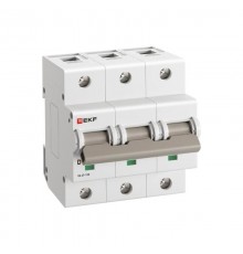 Выключатель автоматический ВА 47-125 3P 10А (D) 15кА PROXIMA   mcb47125-3-10D  EKF
