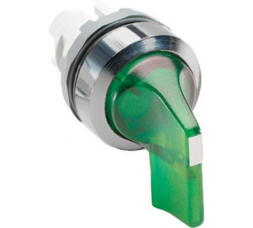 Переключатель M3SS5-21G (длинная ручка) зеленый 3-х позиционный с подсветкой  с возвратом в среднее положение  1SFA611214R2102  ABB