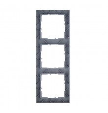 SUNO Рамка декоративная универсальная 3-постовая Цвет "Плюмаж"  721543  Legrand