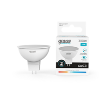 Лампа светодиодная LED 3,5Вт GU5.3 220В 4100К Elementary MR16  13524  Gauss