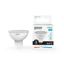 Лампа светодиодная LED 3,5Вт GU5.3 220В 4100К Elementary MR16  13524  Gauss