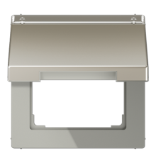 Крышка откидная с возвратной пружиной и полем для надписи 1215 мм; благородная сталь  ES2990NAKL  Jung