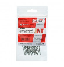 Саморез ШУц 3,0х40 пот. гол. (20 шт) - пакет ( 0,025 кг)  102414  Tech-KREP