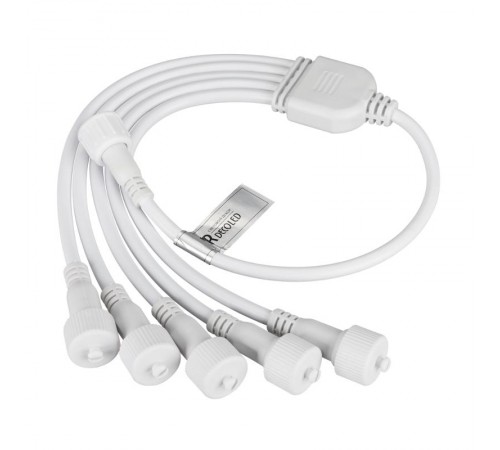Коннектор питания ARD-CLASSIC-SYNC-RGB White (230V, 5 ports) (Ardecoled, Закрытый)  031805  Arlight