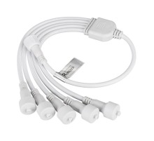 Коннектор питания ARD-CLASSIC-SYNC-RGB White (230V, 5 ports) (Ardecoled, Закрытый)  031805  Arlight