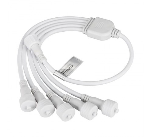 Коннектор питания ARD-CLASSIC-SYNC-RGB White (230V, 5 ports) (Ardecoled, Закрытый)  031805  Arlight