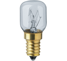 Лампа накаливания ЛОН 15Вт Е14 230В NI-T25-15-230-E14-CL (для духовых шкафов)  61207  Navigator