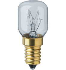 Лампа накаливания ЛОН 15Вт Е14 230В NI-T25-15-230-E14-CL (для духовых шкафов)  61207  Navigator