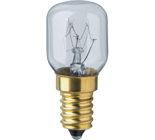 Лампа накаливания ЛОН 15Вт Е14 230В NI-T25-15-230-E14-CL (для духовых шкафов)  61207  Navigator