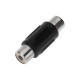 Переходник 1 гнездо RCA - 1 гнездо RCA, монокль  14-0432  REXANT