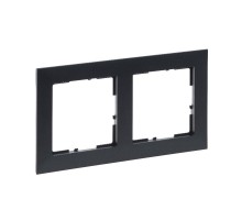 SUNO Рамка декоративная универсальная 2-постовая Цвет "Темно-серый"  721552  Legrand